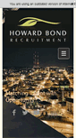 Mobile Screenshot of howardbondrecruitment.com